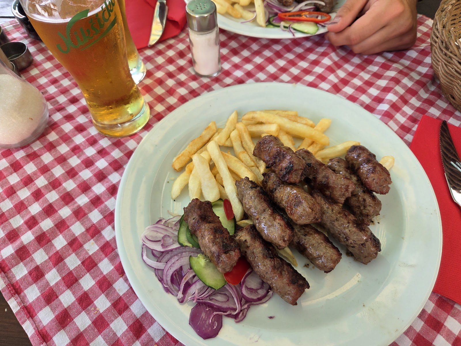 Fresh ingredients used in Montenegrin cuisine